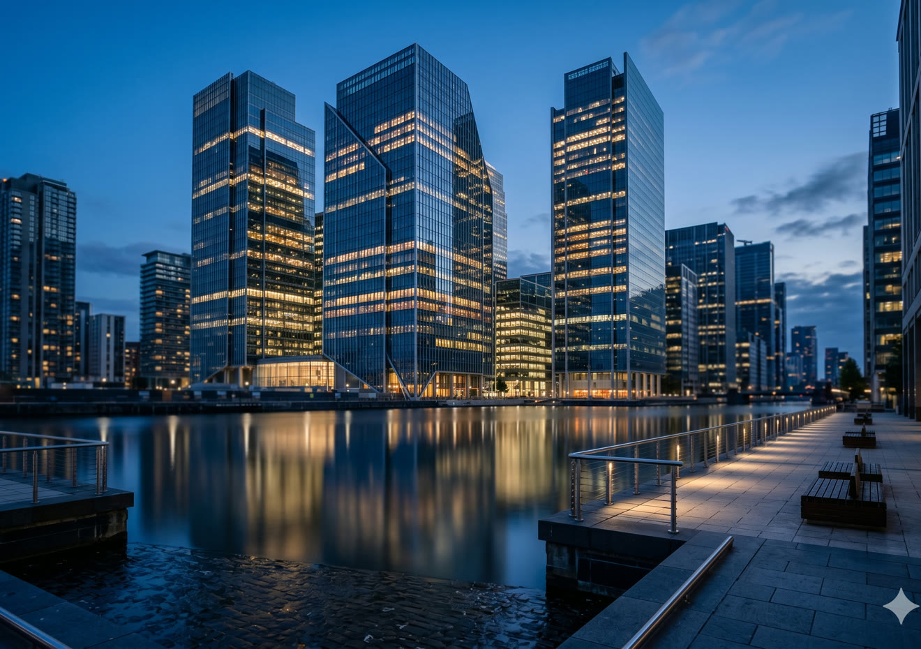 Quartier d'affaires et financier — sécurisation des financements bancaires des entreprises